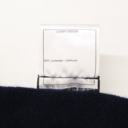 Chanel CC Logo Lion Button Cashmere Knit Cardigan 38 — view 6