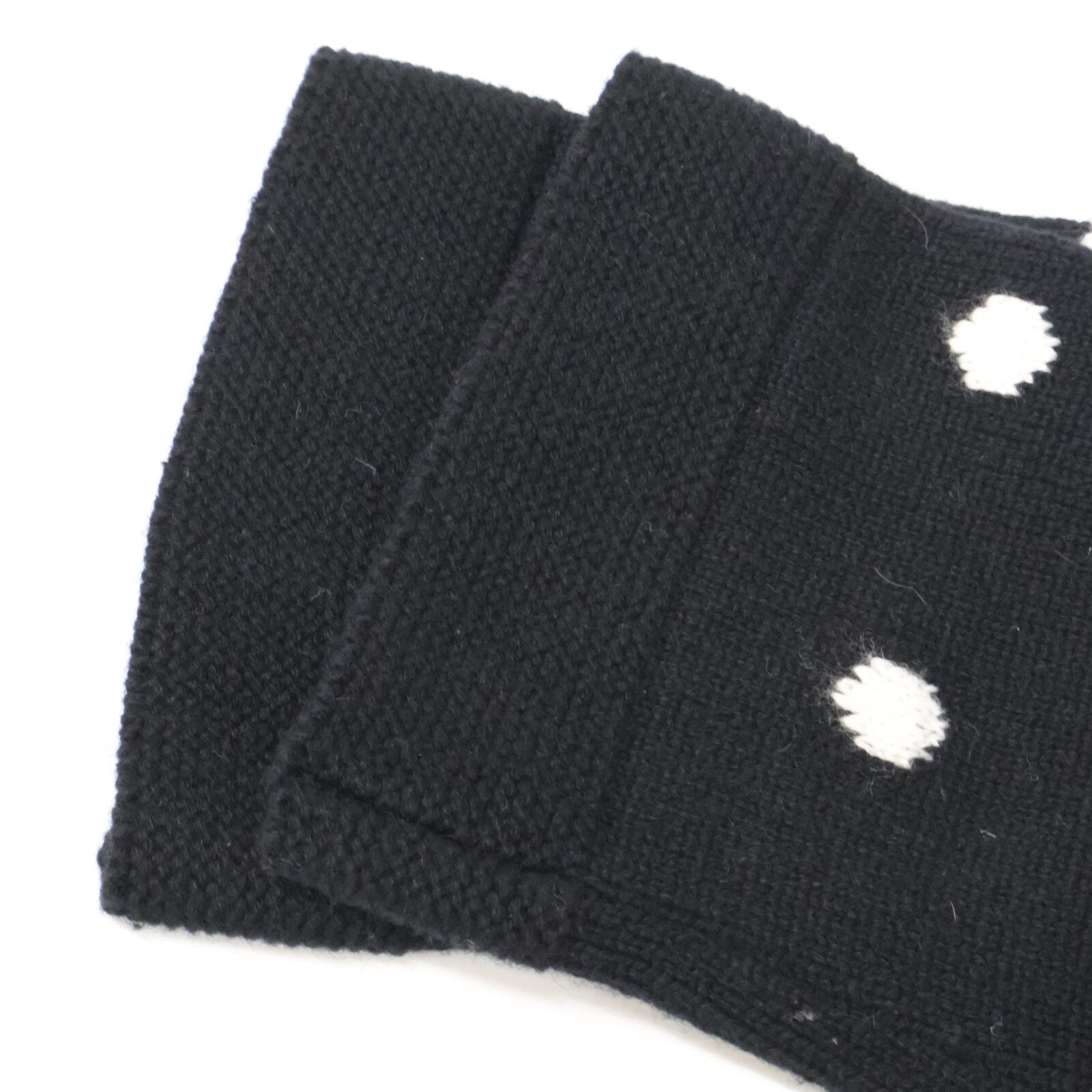 Chanel Dot Pattern Cashmere Knit Cardigan 36 — view 7