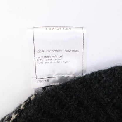 Chanel Cashmere Rib Knit Long Cardigan 38 — view 6
