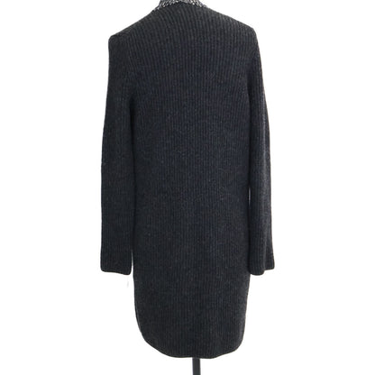 Chanel Cashmere Rib Knit Long Cardigan 38 — view 3