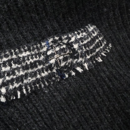 Chanel Cashmere Rib Knit Long Cardigan 38 — view 8