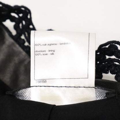Chanel Lambskin Collarless Jacket 38 — view 5