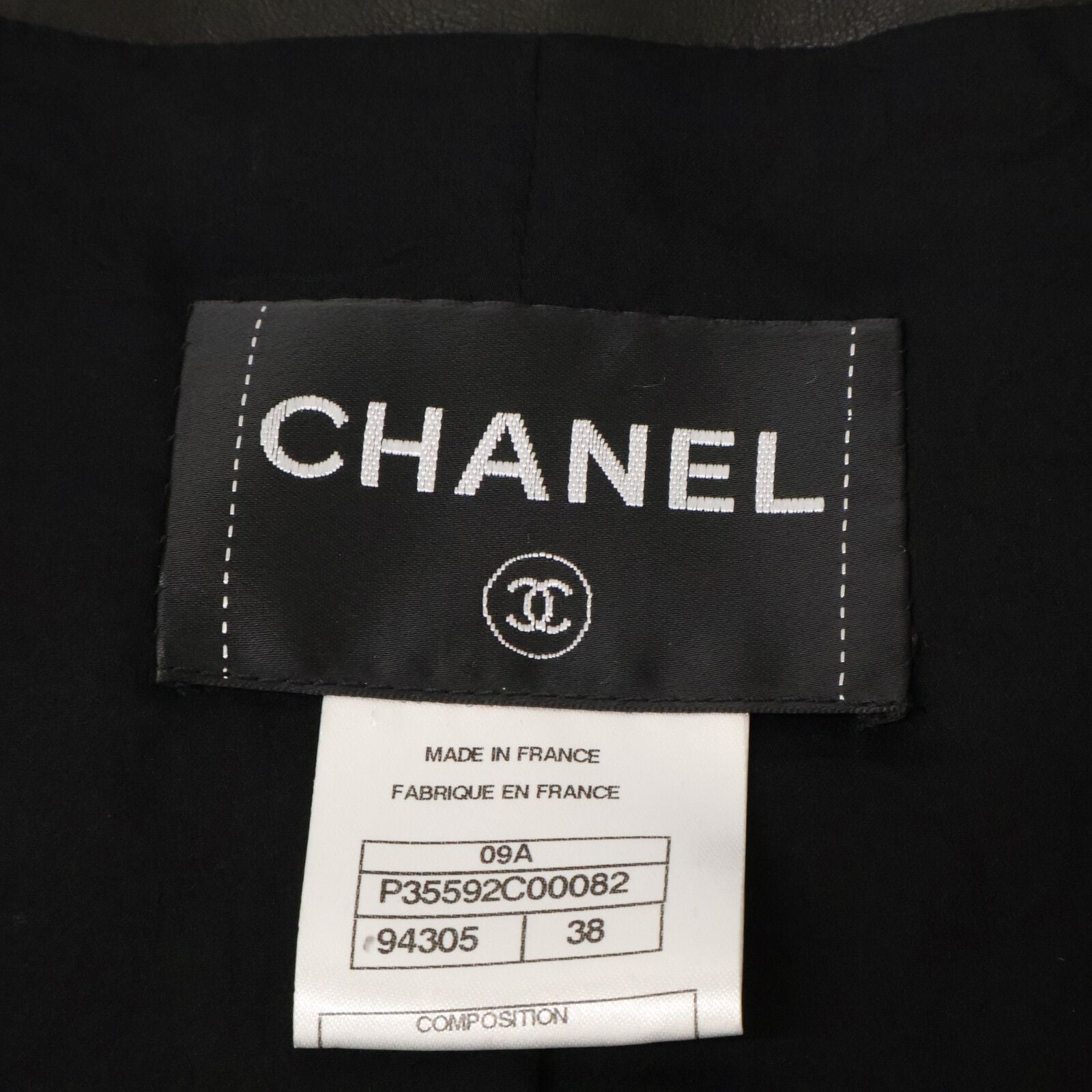 Chanel Lambskin Collarless Jacket 38 — view 4