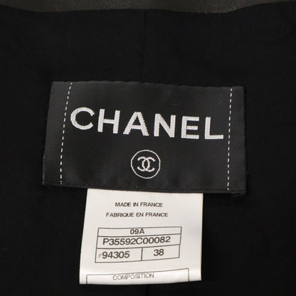 Chanel Lambskin Collarless Jacket 38 — view 4