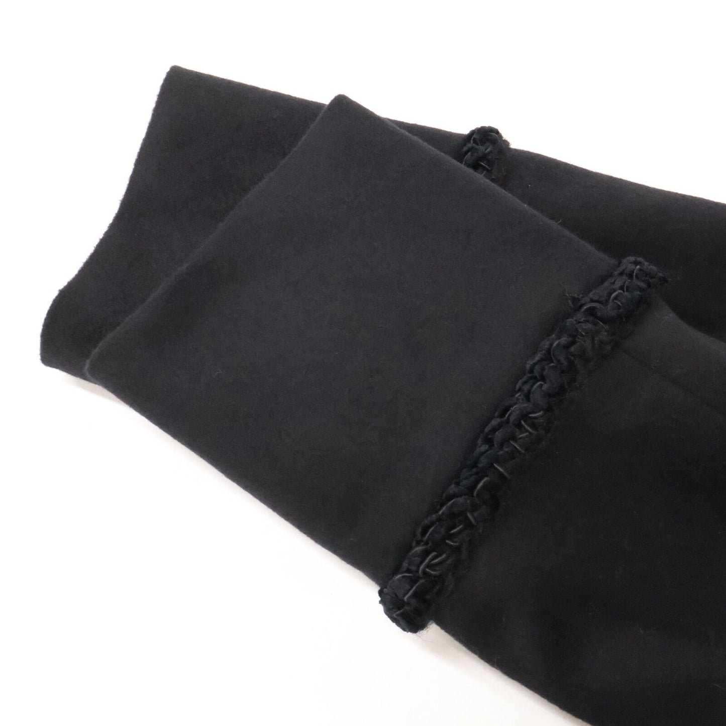 Chanel CC Logo Button Cashmere Double Breasted 38 Jacket — view 8