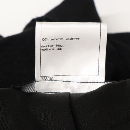 Chanel CC Logo Button Cashmere Double Breasted 38 Jacket — view 6