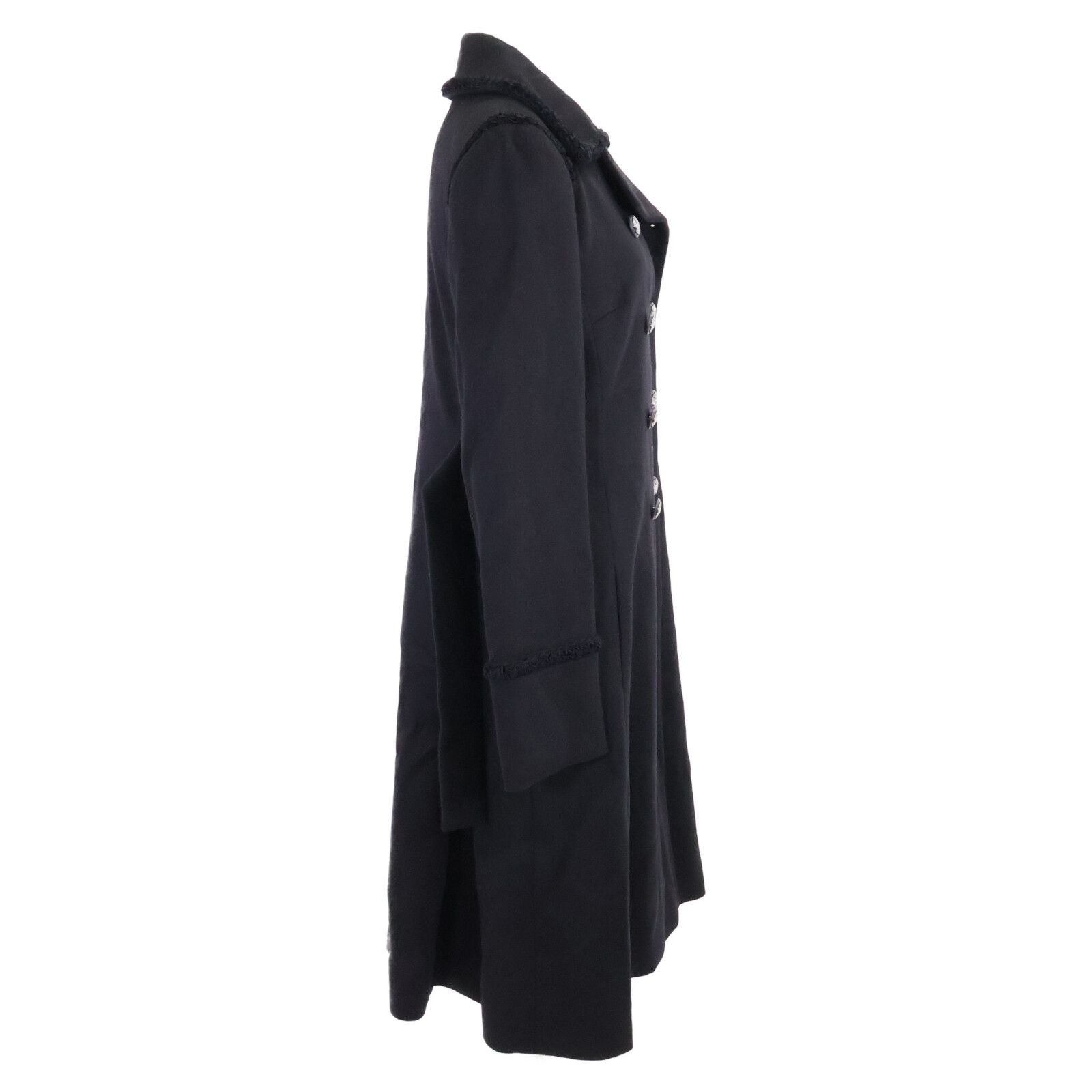 Chanel CC Logo Button Cashmere Double Breasted 38 Jacket — view 2