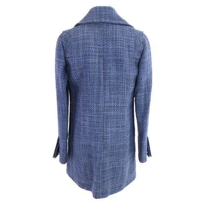 Chanel CC Logo Button Tweed Double Breasted 38 Jacket — view 3