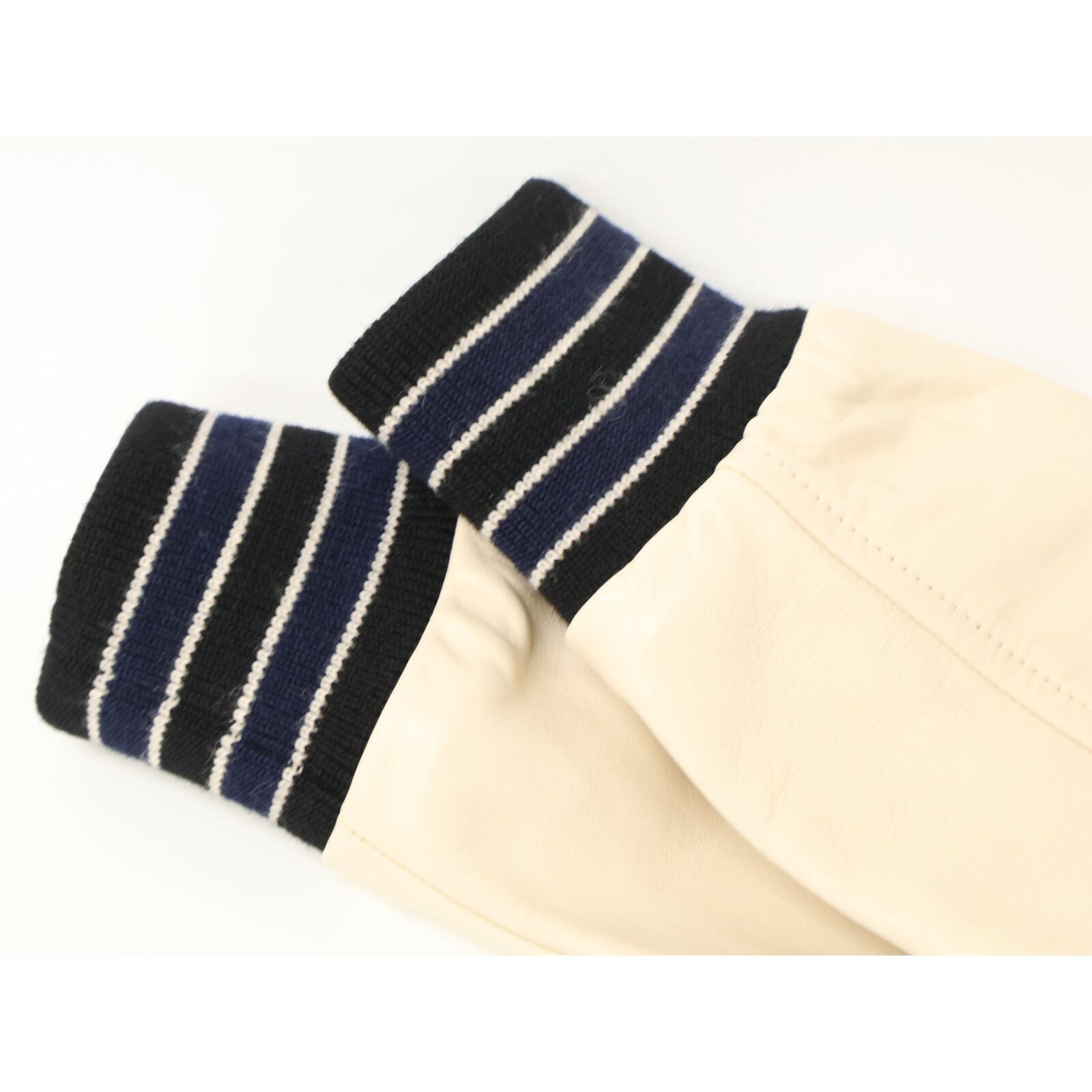 Celine A-m Leather Trim Classic Teddy Jacket — view 7