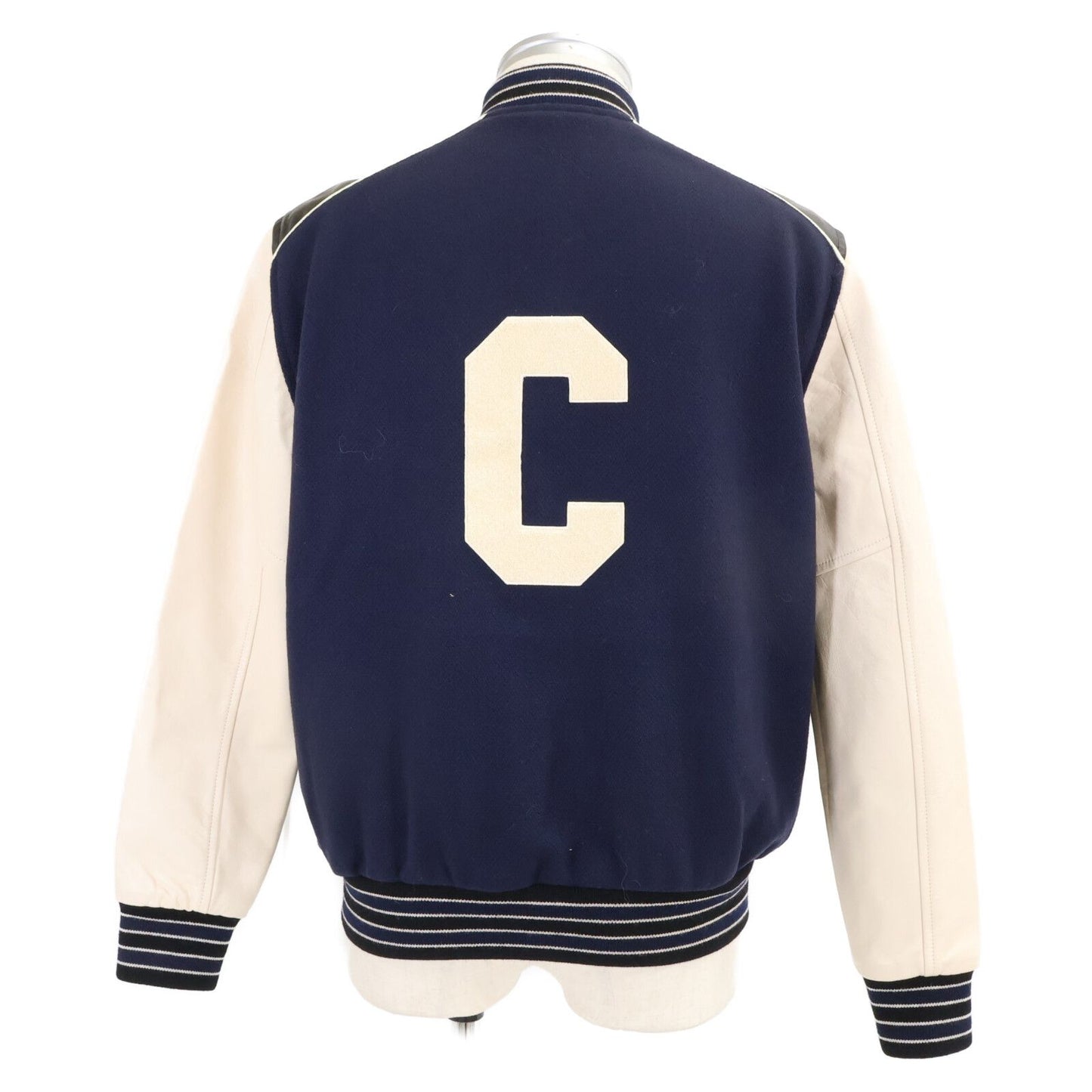 Celine A-m Leather Trim Classic Teddy Jacket — view 3