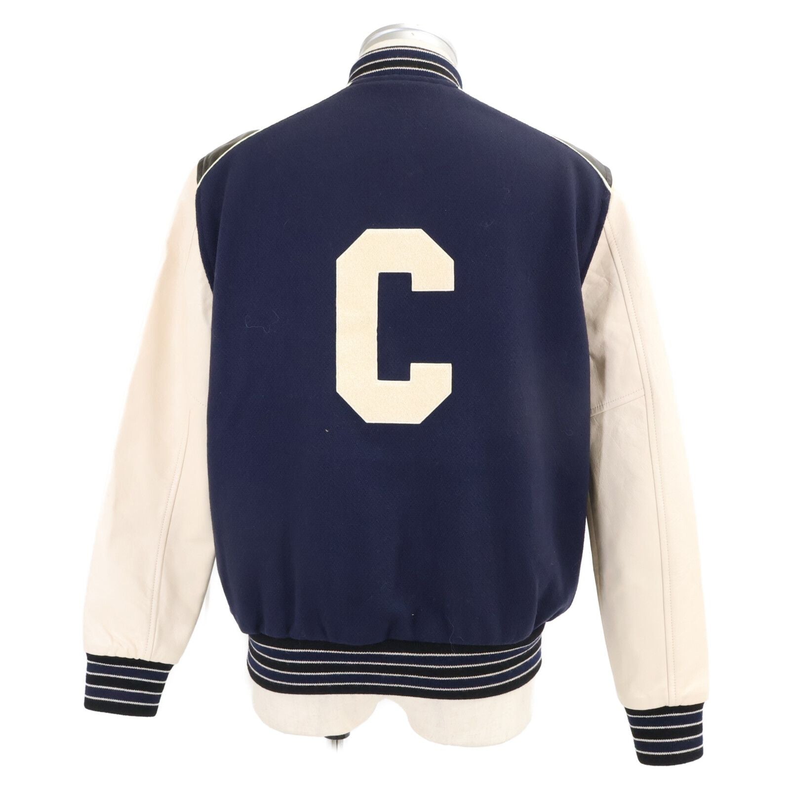 Celine A-m Leather Trim Classic Teddy Jacket — view 3