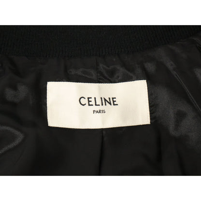 Celine A-m Leather Trim Classic Teddy Jacket — view 5