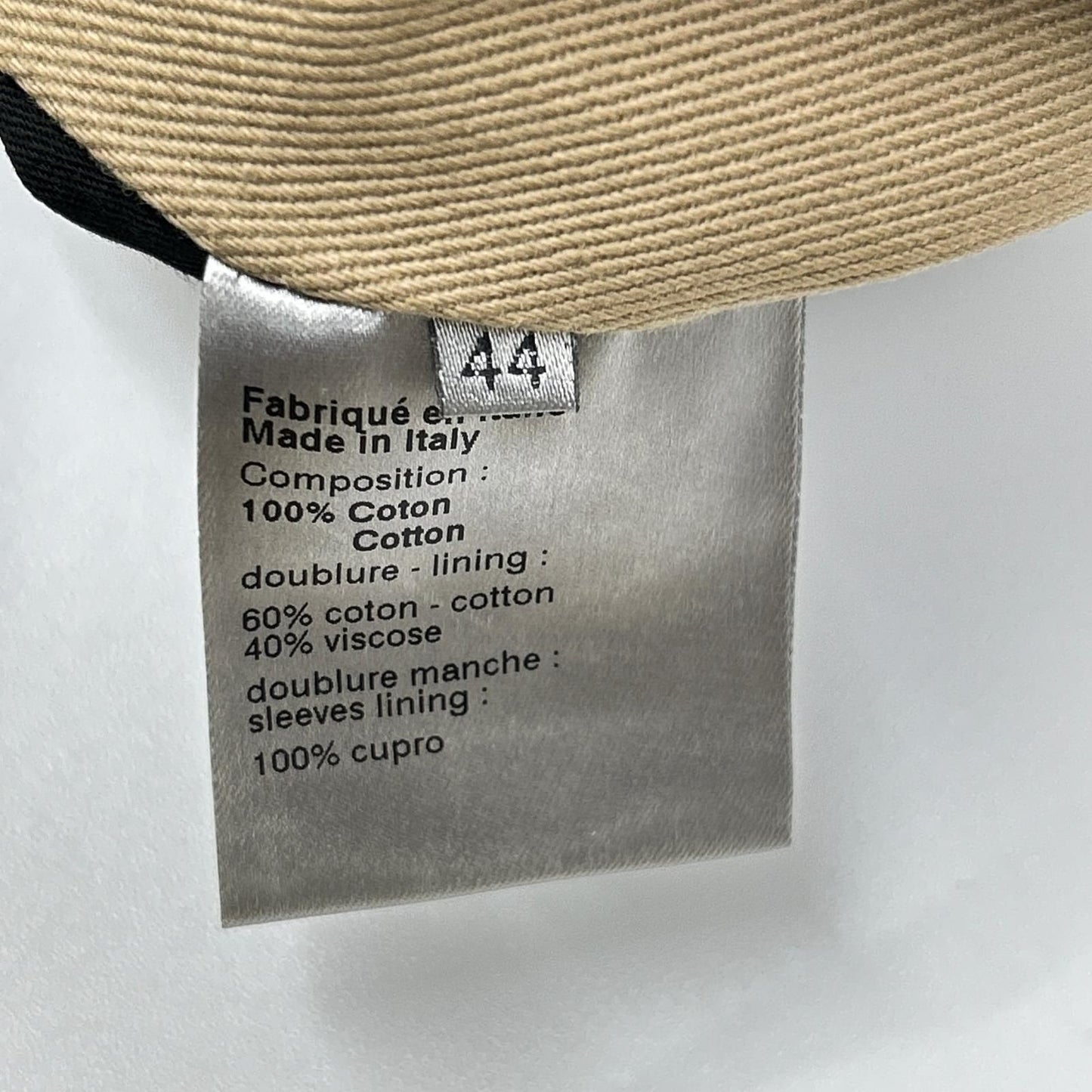 Dior Homme Beige Era Trench Coat 44 — view 6