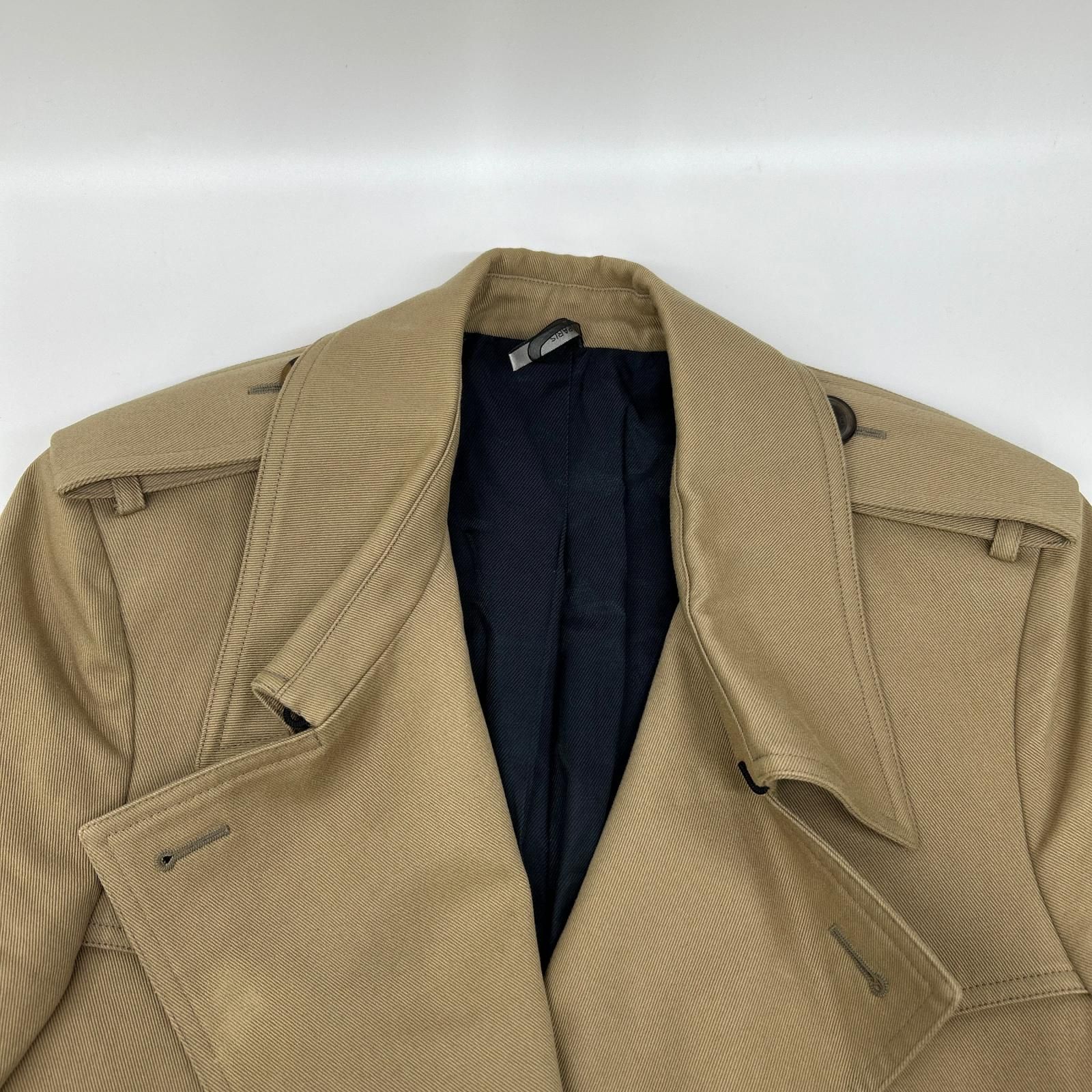 Dior Homme Beige Era Trench Coat 44 — view 9