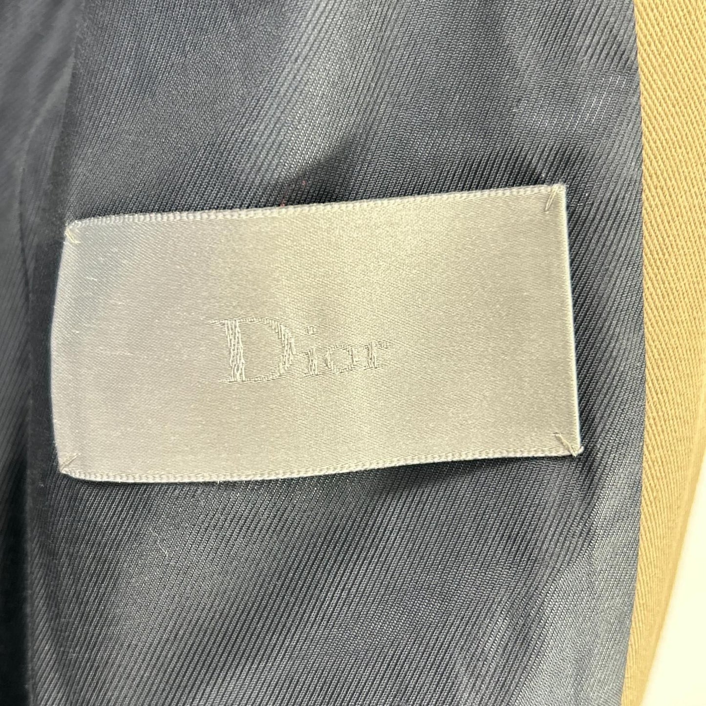Dior Homme Beige Era Trench Coat 44 — view 4
