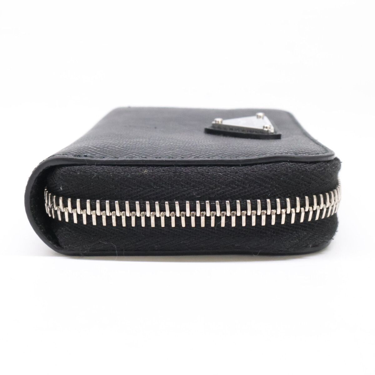 Prada 2 Triangle Coin Purse Black — view 2