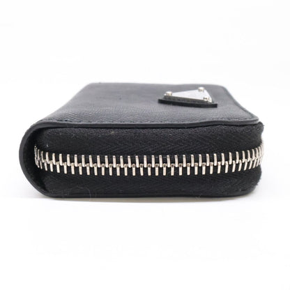 Prada 2 Triangle Coin Purse Black — view 2