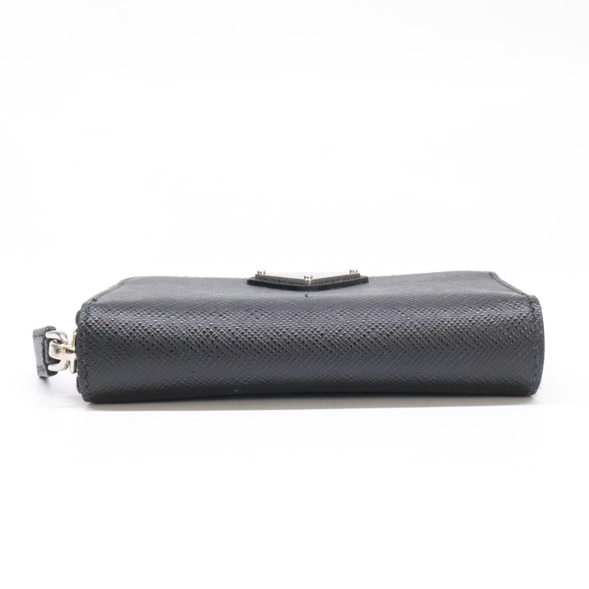 Prada 2 Triangle Coin Purse Black — view 3