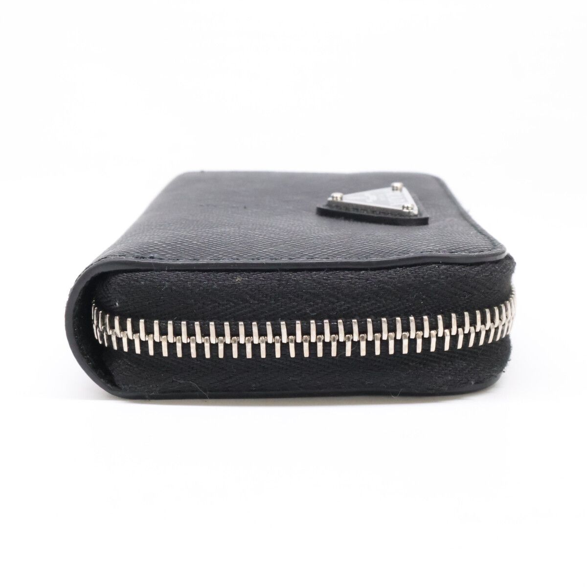 Prada 2 Triangle Coin Purse Black — view 6