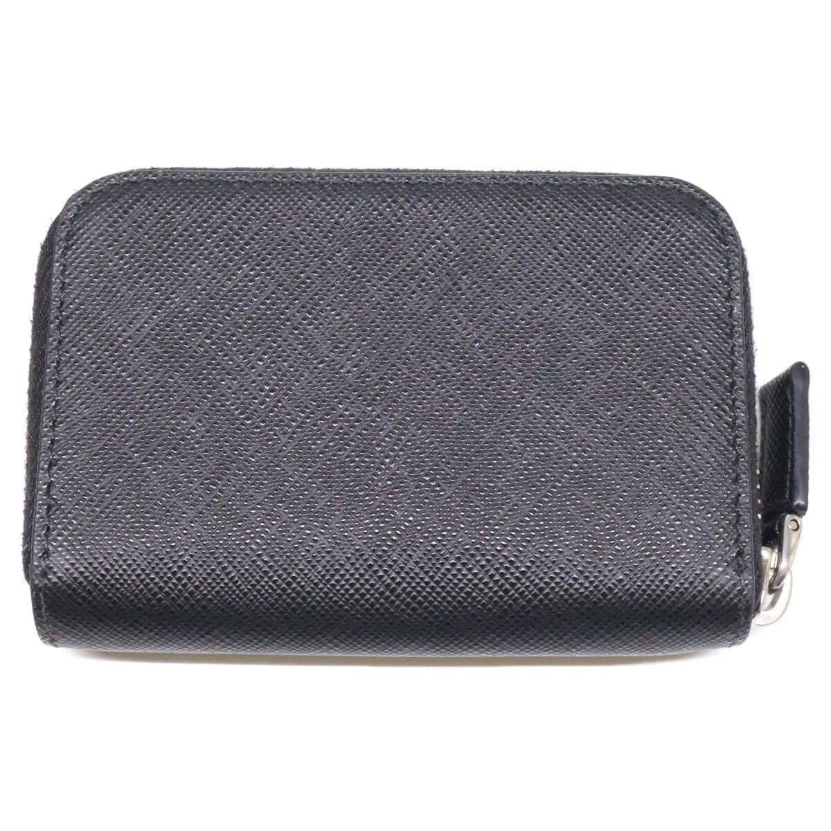 Prada 2 Triangle Coin Purse Black — view 7