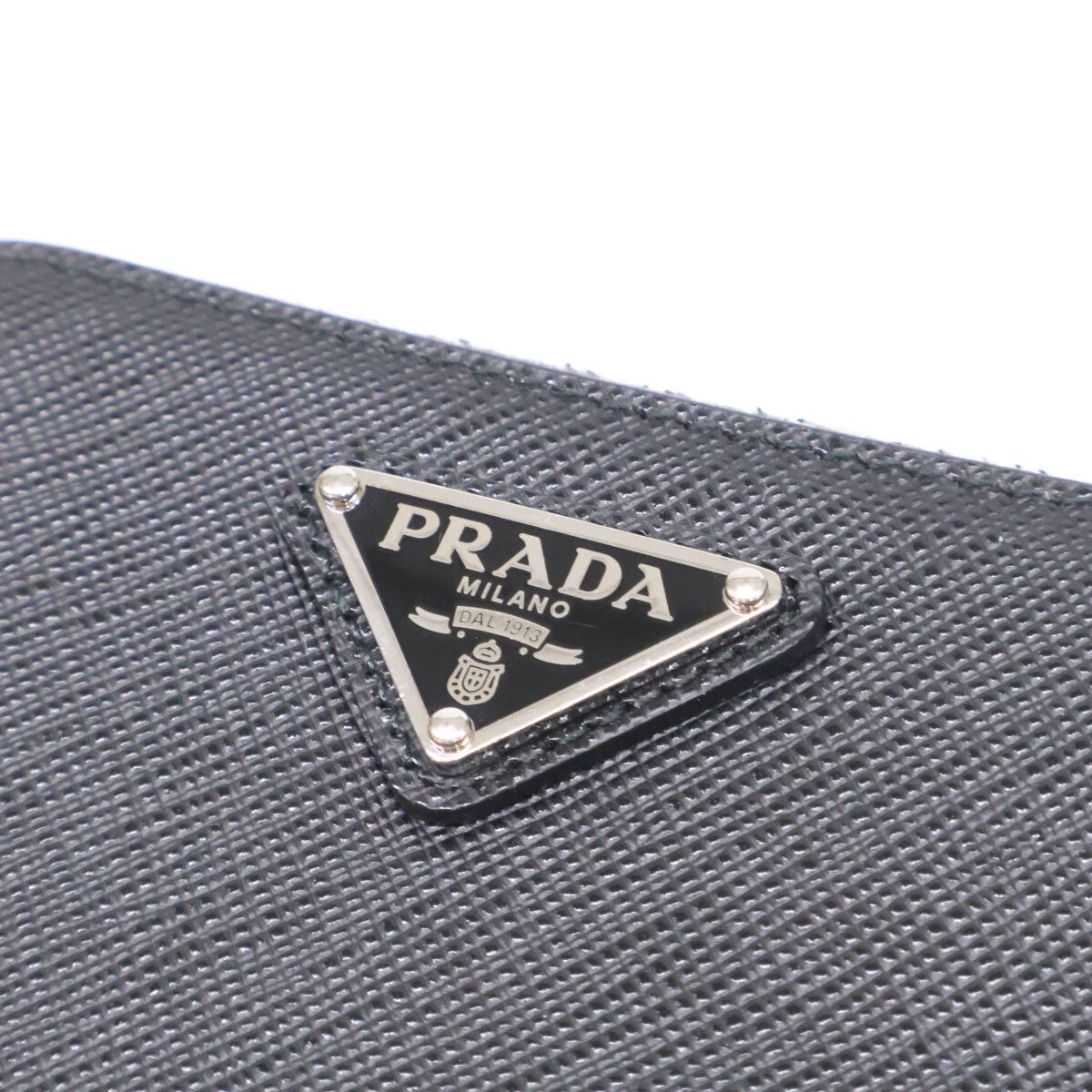 Prada 2 Triangle Coin Purse Black — view 9