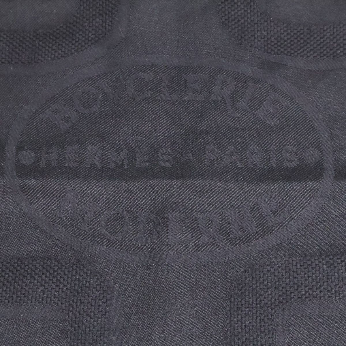 Hermes Bouclerie Moderne Modern Buckle Cashmere Silk Carre Scarf — view 3