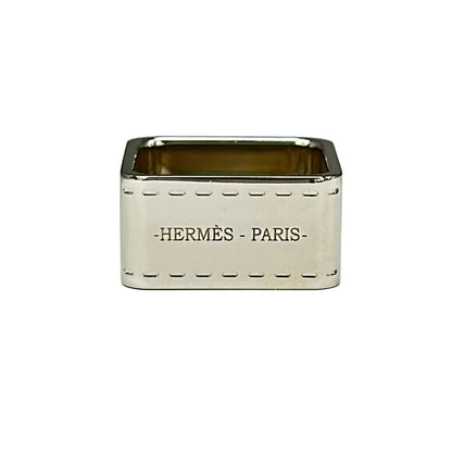 Hermes Scarf Ring Bolduc Silver — view 2