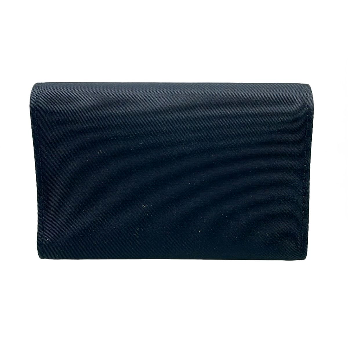 Prada Key Case Black 6 Hook Leather Key Holder — view 2