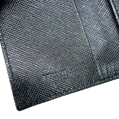 Prada Key Case Black 6 Hook Leather Key Holder — view 5