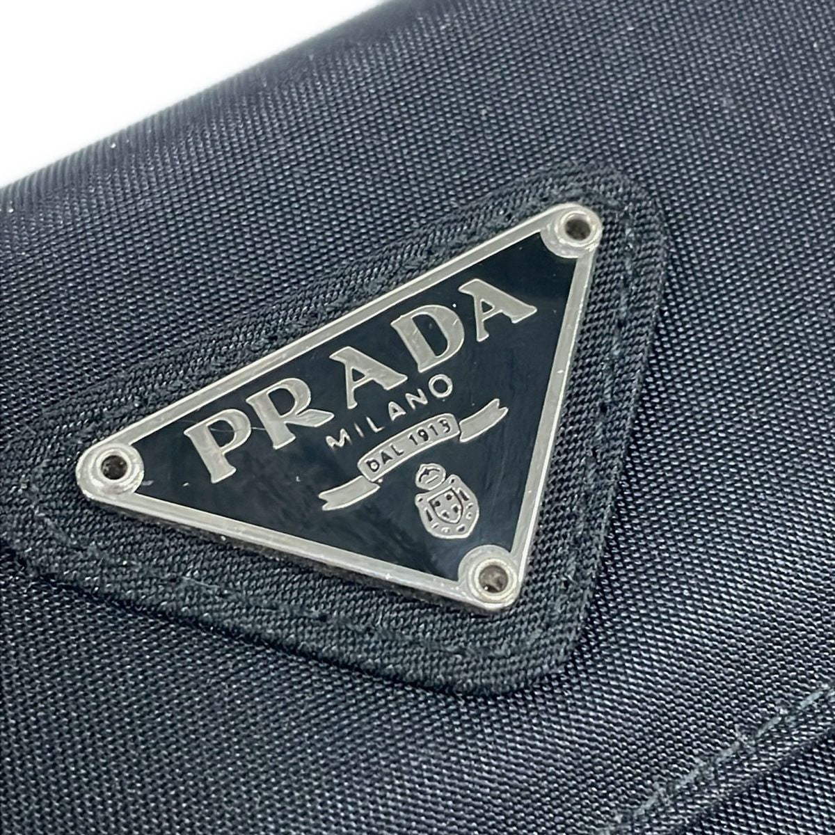 Prada Key Case Black 6 Hook Leather Key Holder — view 8