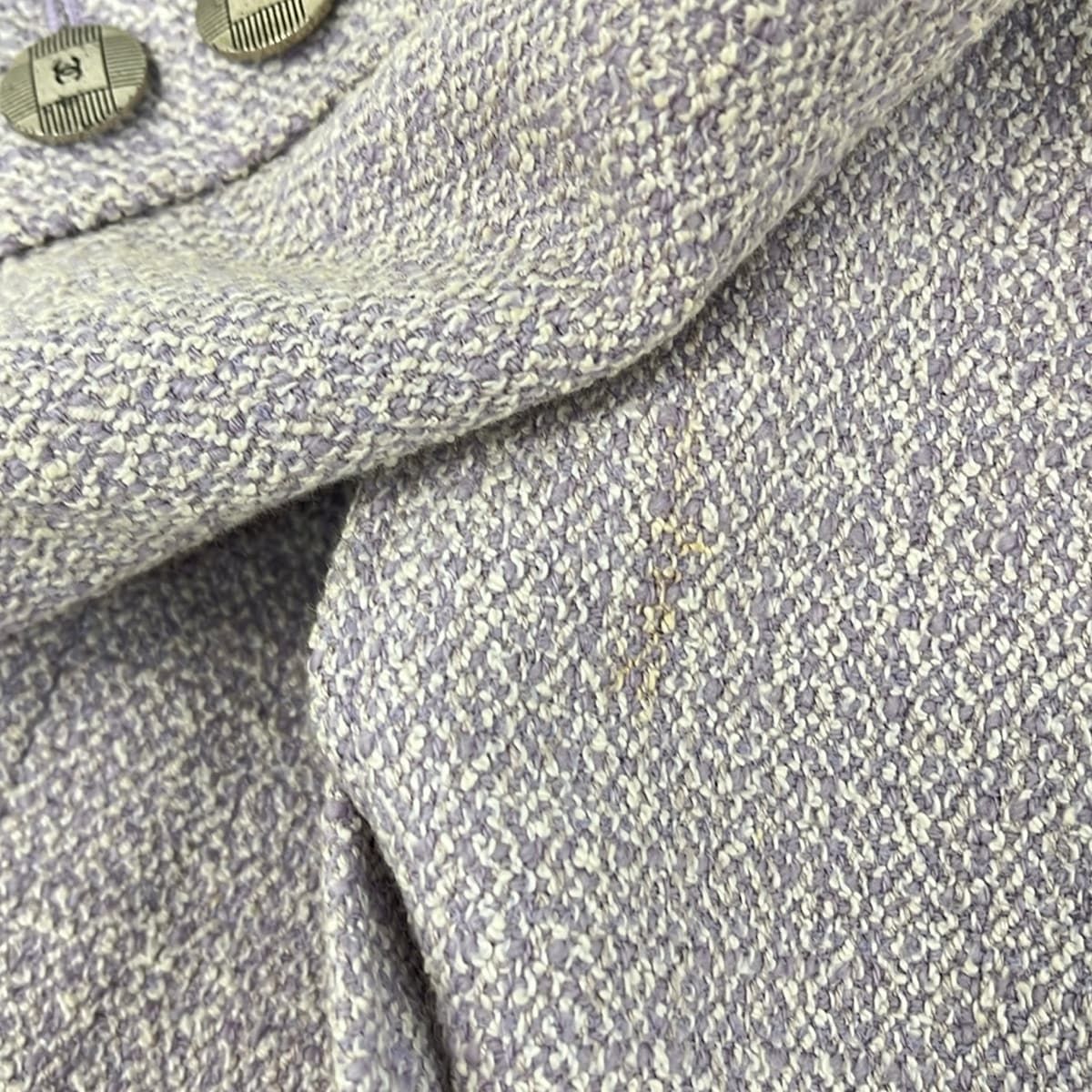 Chanel Skirt Suit Light Purple White — view 7
