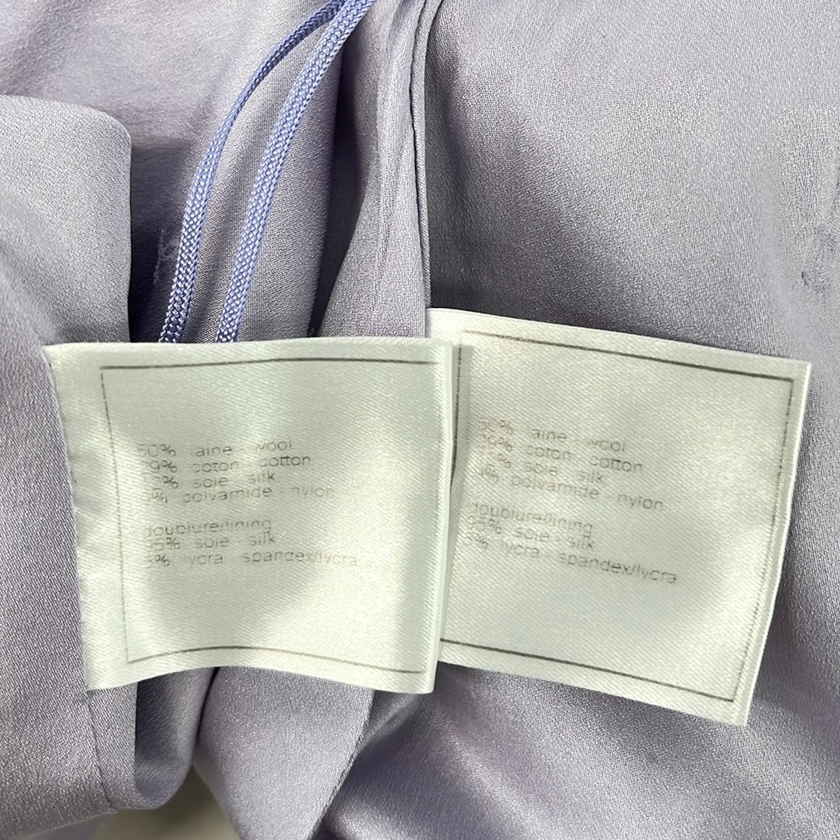 Chanel Skirt Suit Light Purple White — view 4