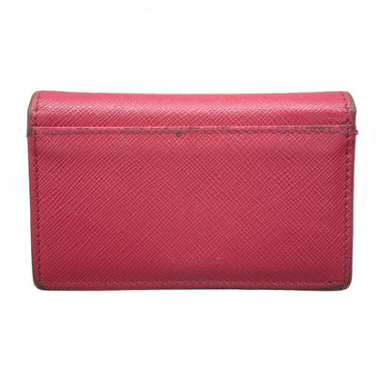 Prada Business Card Holder Pink Leather — view 2