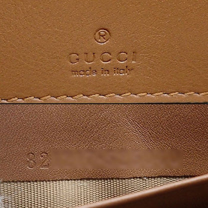 Gucci Shoulder Bag GG Emblem Mini Cross Beige Brown Supreme Canvas Leather — view 7