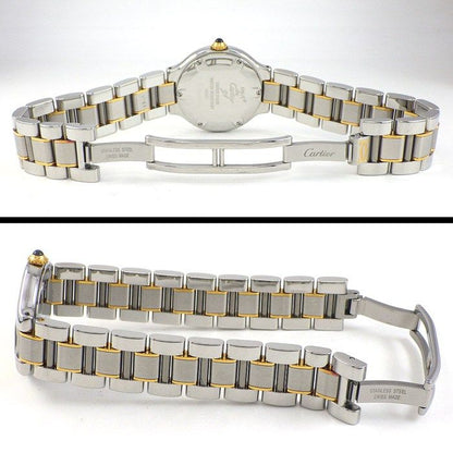Cartier Watch Must 21 Vantian Sunray Silver Dial Roman Index SS Quartz Analog — view 3