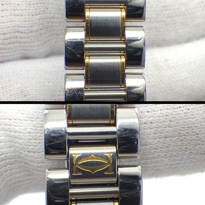 Cartier Watch Must 21 Vantian Sunray Silver Dial Roman Index SS Quartz Analog — view 7