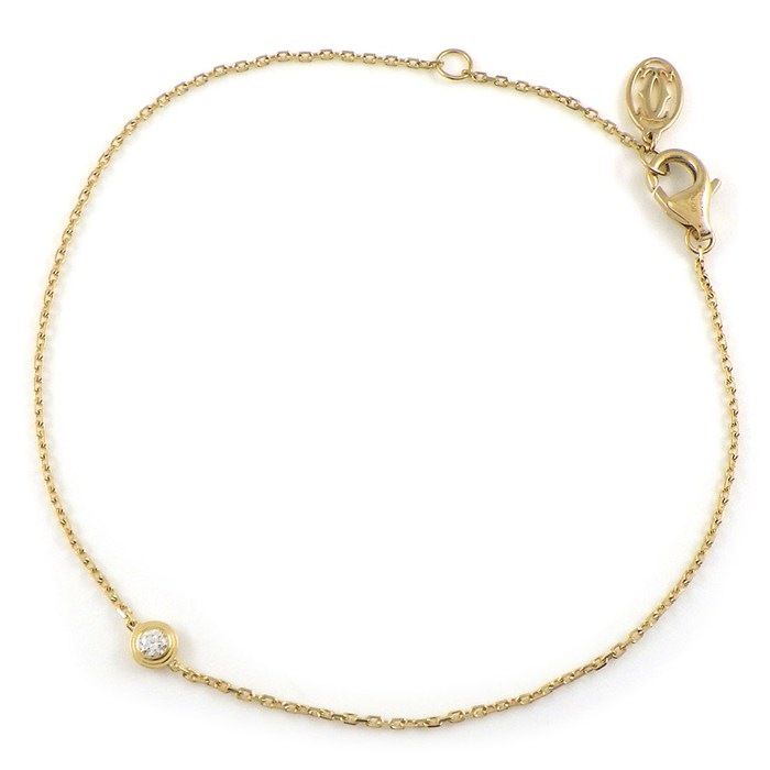 Cartier Bracelet Dame Les XS Diamants Legers 1 Point Diamond 18K Yellow Gold