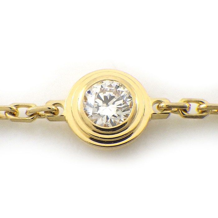 Cartier Bracelet Dame Les XS Diamants Legers 1 Point Diamond 18K Yellow Gold — view 2
