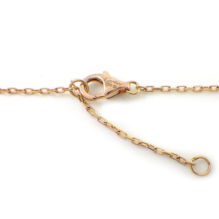 Cartier Necklace Trinity Circle Three Color Multicolor Pearl 4 Beads 18K — view 3