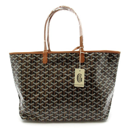 Goyard Saint Louis PM Leather Tote Brown — view 4