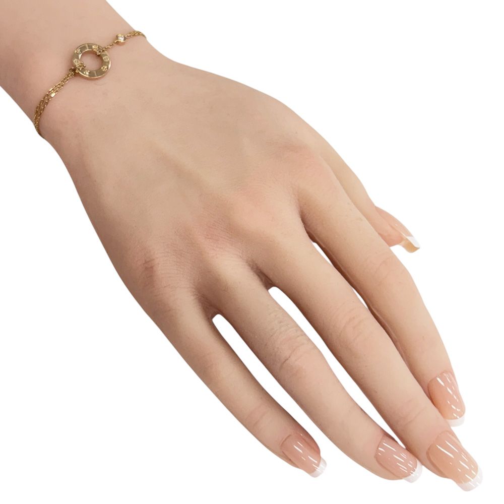 Cartier Lovesa Kuru Bracelet 18K Gold 18K Pink Diamond — view 2