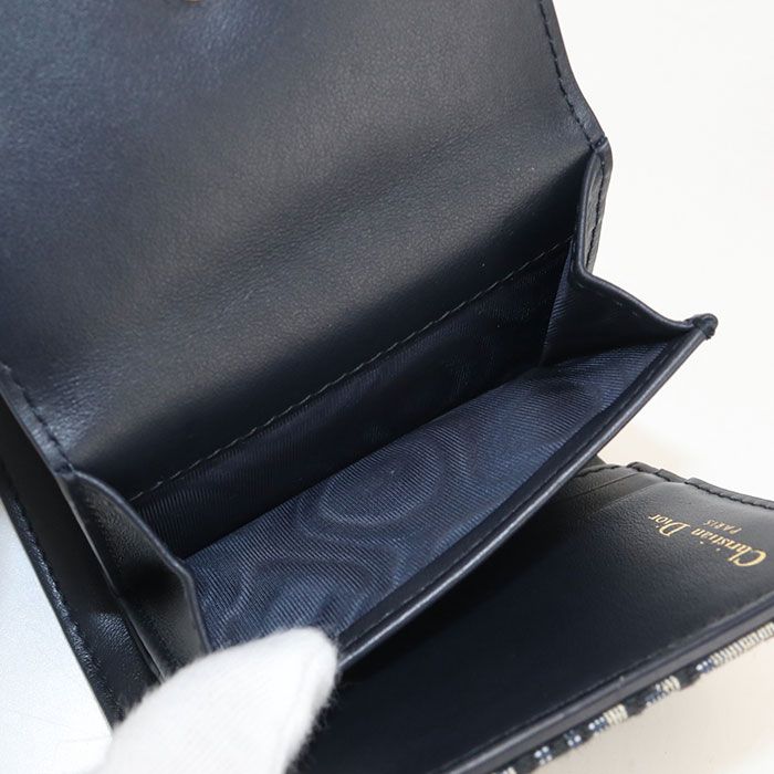 Dior Wallet Saddle Tri Fold Wallet Dior Oblique — view 6