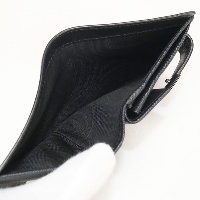 Prada Saffiano Wallet Bi Foldwallet Leather — view 4