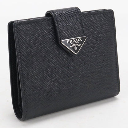 Prada Saffiano Wallet Bi Foldwallet Leather
