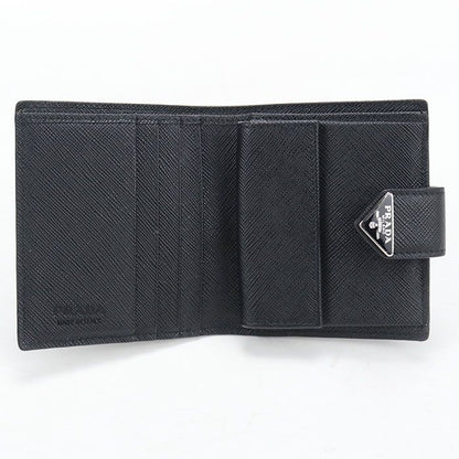 Prada Saffiano Wallet Bi Foldwallet Leather — view 3