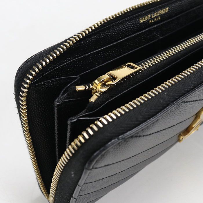 Saint Laurent Monogram Wallet Zip Around — view 5