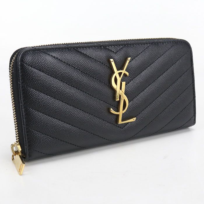 Saint Laurent Monogram Wallet Zip Around