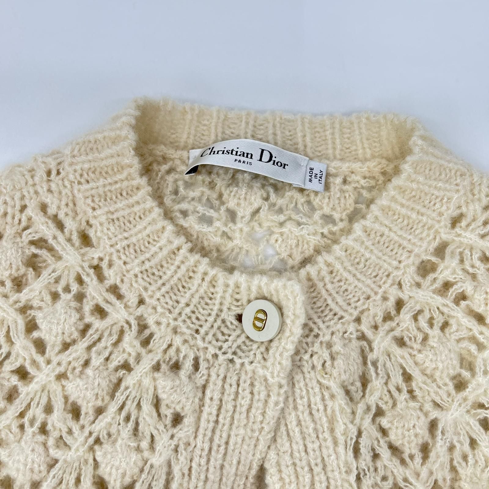 Dior Cashmere Silk Lace Embroidery Ensemble Knit — view 8