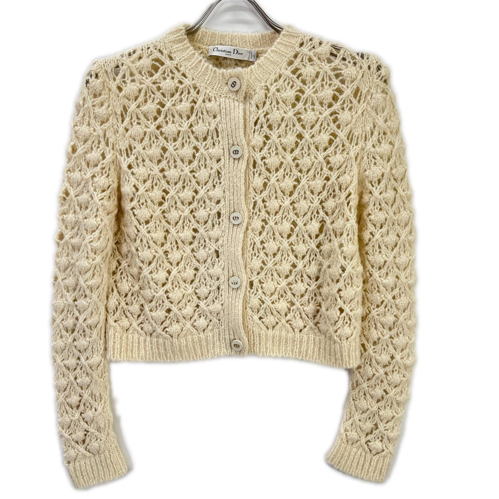 Dior Cashmere Silk Lace Embroidery Ensemble Knit — view 2