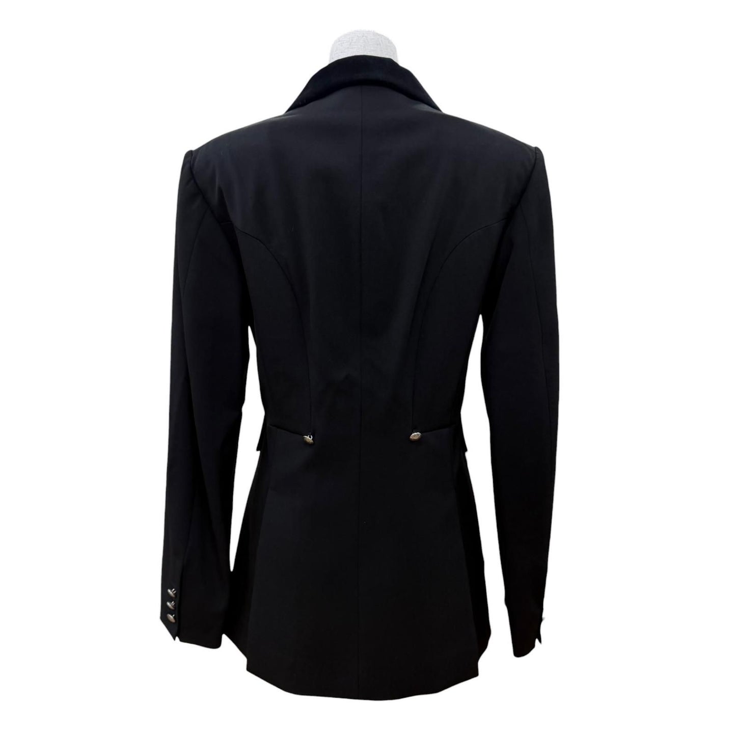 Hermes Wool Series Button Riding Jacket Tailored Black 40 — view 4